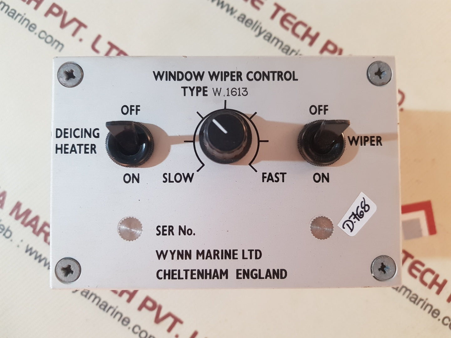 Wynn marine w.1613 Window wiper control 115v