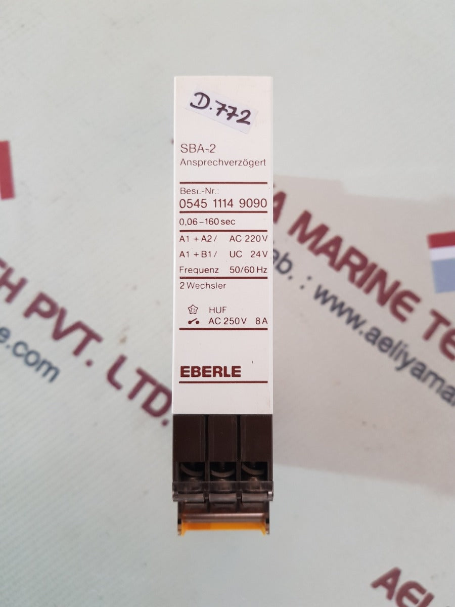 Eberle sba-2 time relay