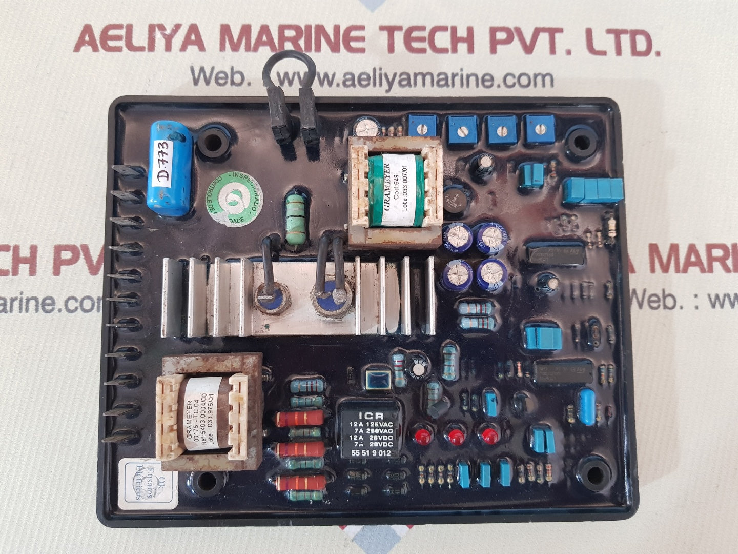 Grameyer grt7-th2 220/220v enc automatic voltage regulator