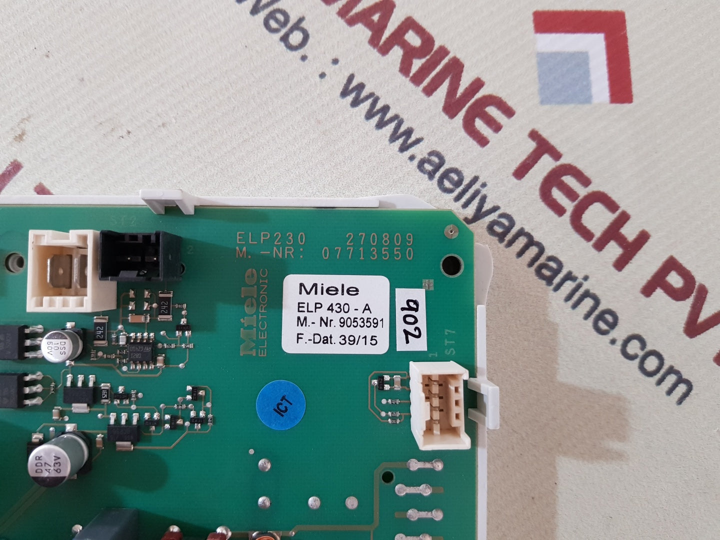 Miele elp230 control module board 07713550