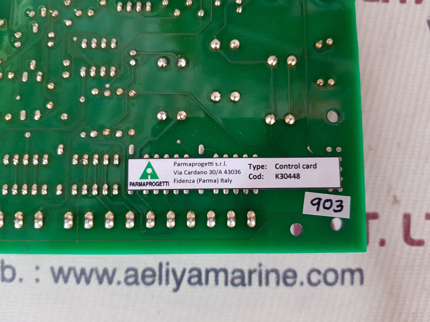 Parmaprogetti t1082 control card