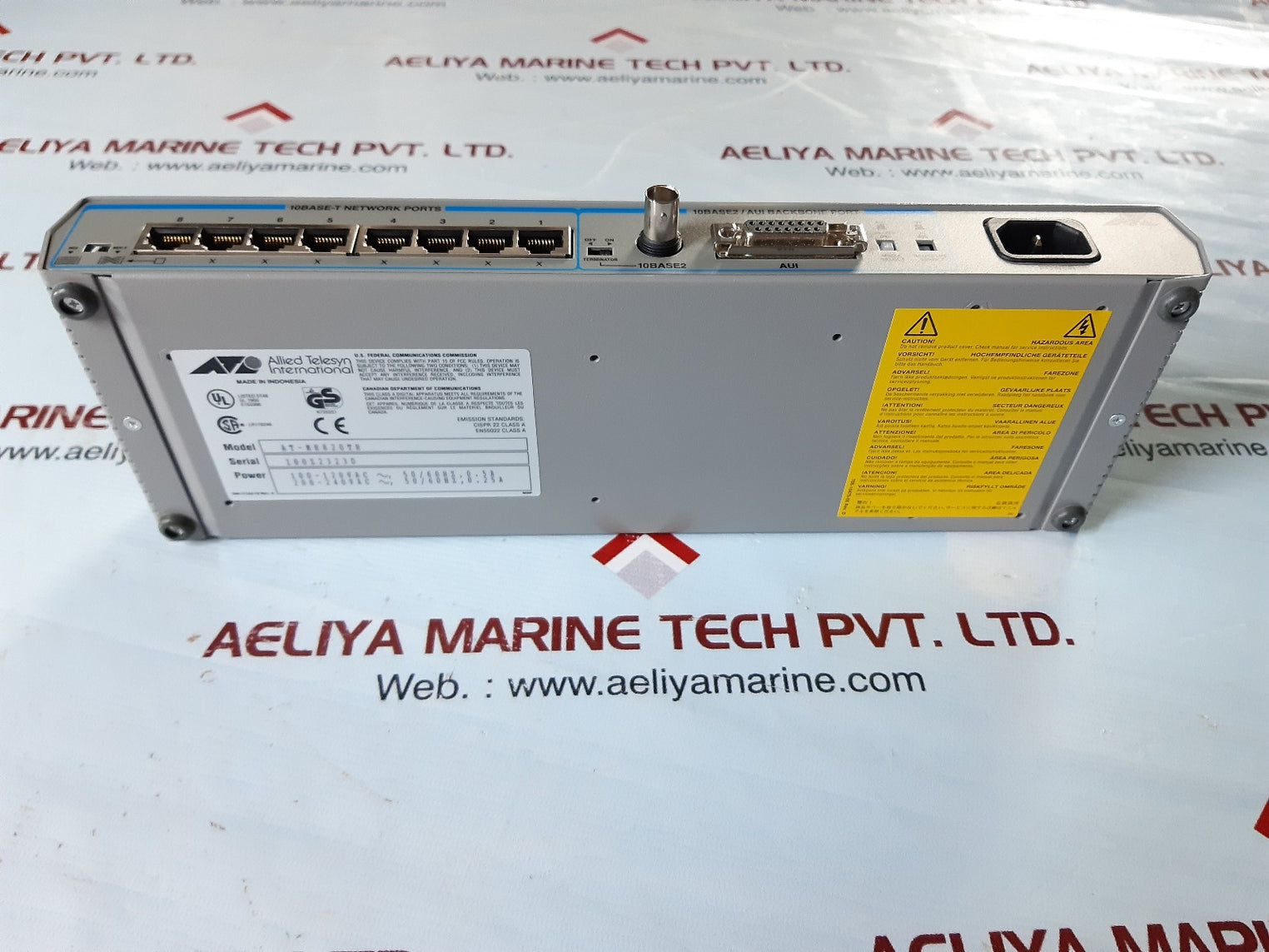 Allied telesyn at-mr820tr centrecom multiport micro hub/repeater
