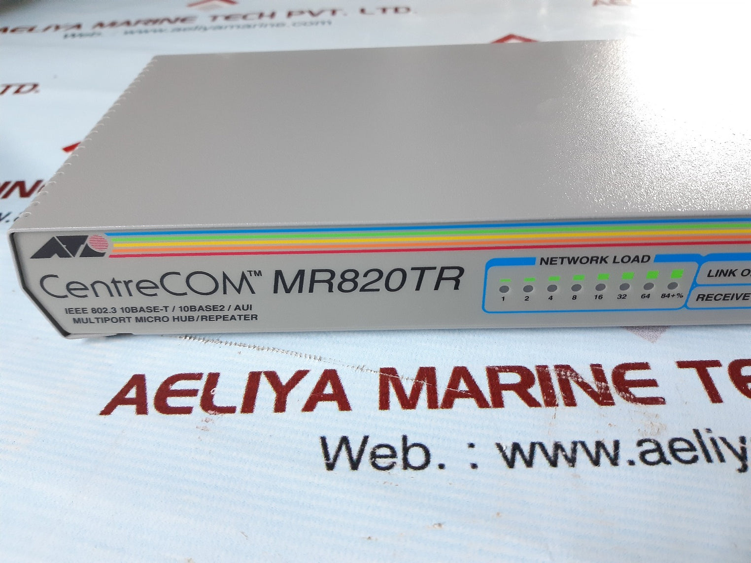 Allied telesyn at-mr820tr centrecom multiport micro hub/repeater