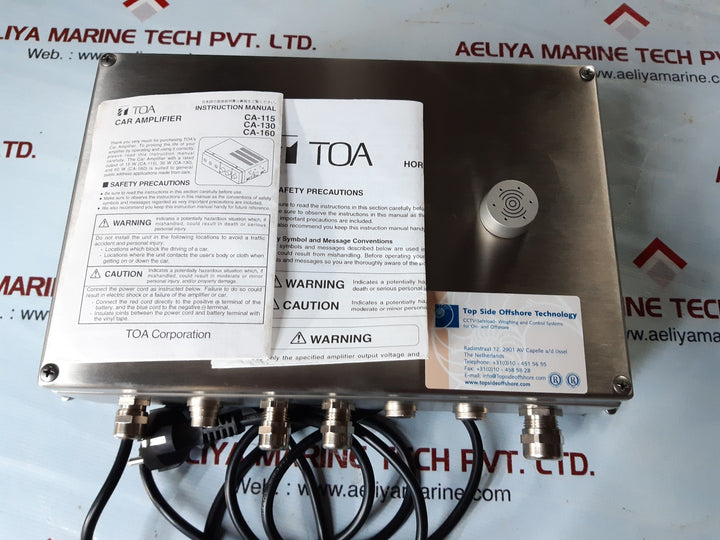 Toa ca-160,ca-115,ca-130 car amplifier