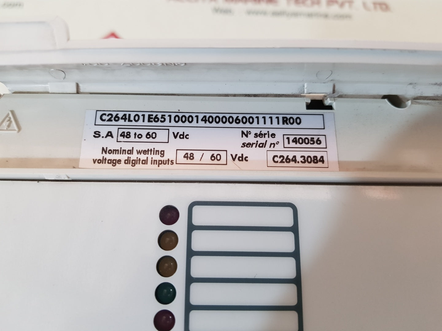 Areva micom c264 protection relay c264l01e6510001400006001111r00