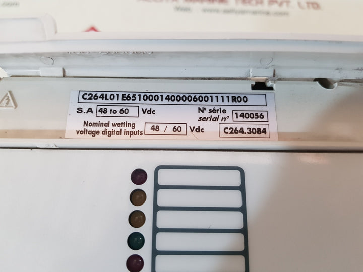Areva micom c264 protection relay c264l01e6510001400006001111r00