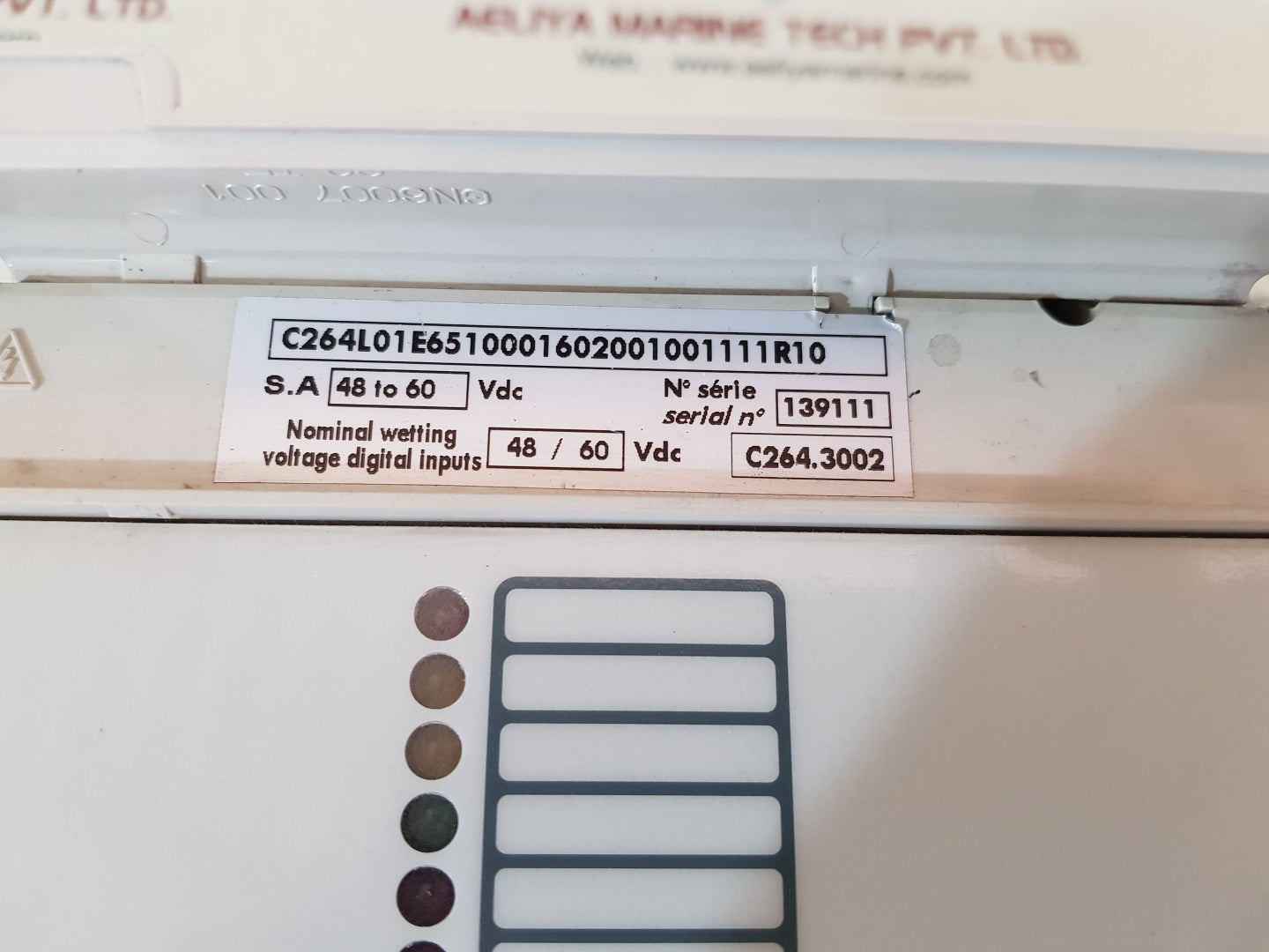 Areva micom c264 protection relay c264l01e6510001602001001111r10