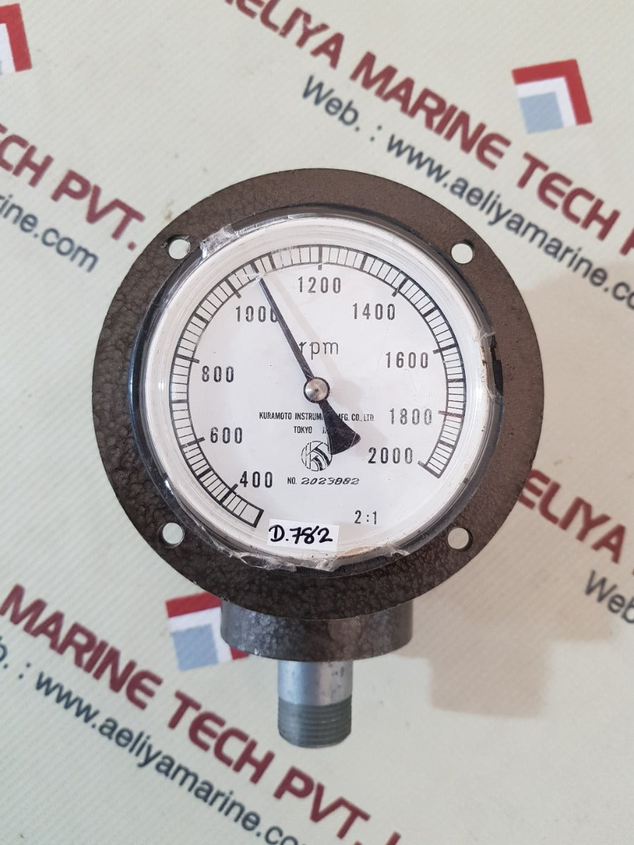 Kuramoto instruments 400-2000 rpm meter