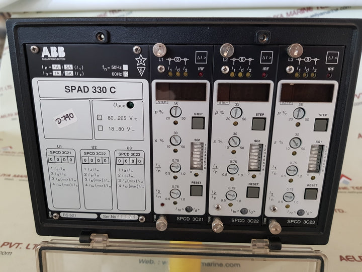 Abb Spad 330C Differential Relay 50/60Hz