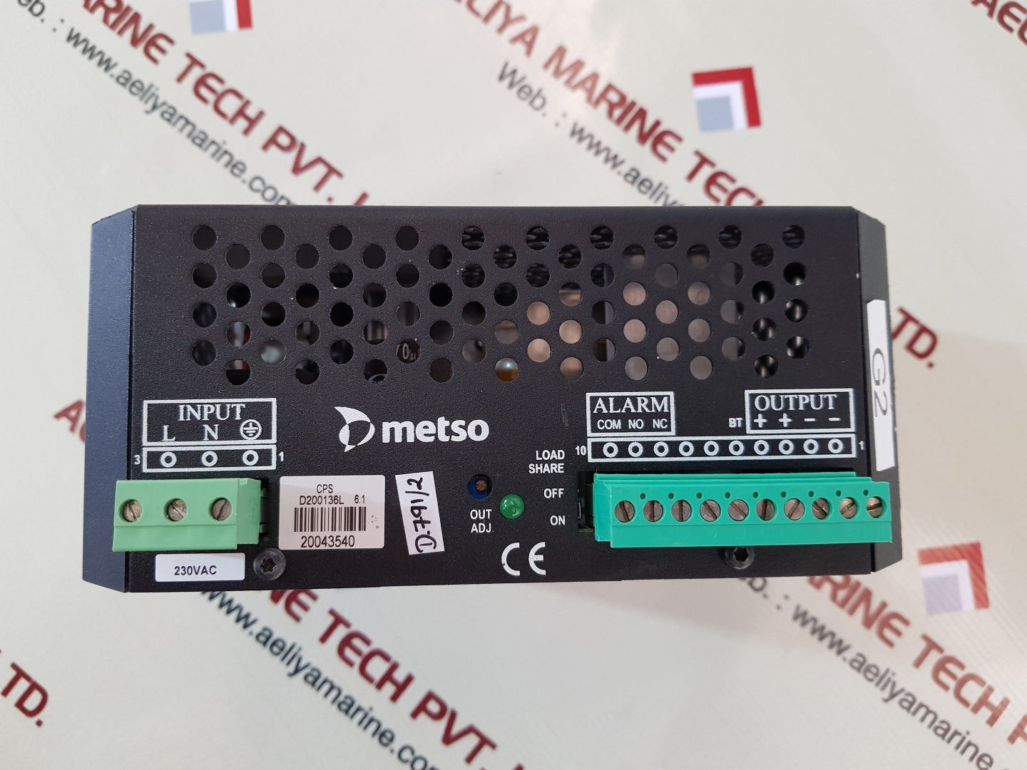 Metso adc5483-d200136l power supply module