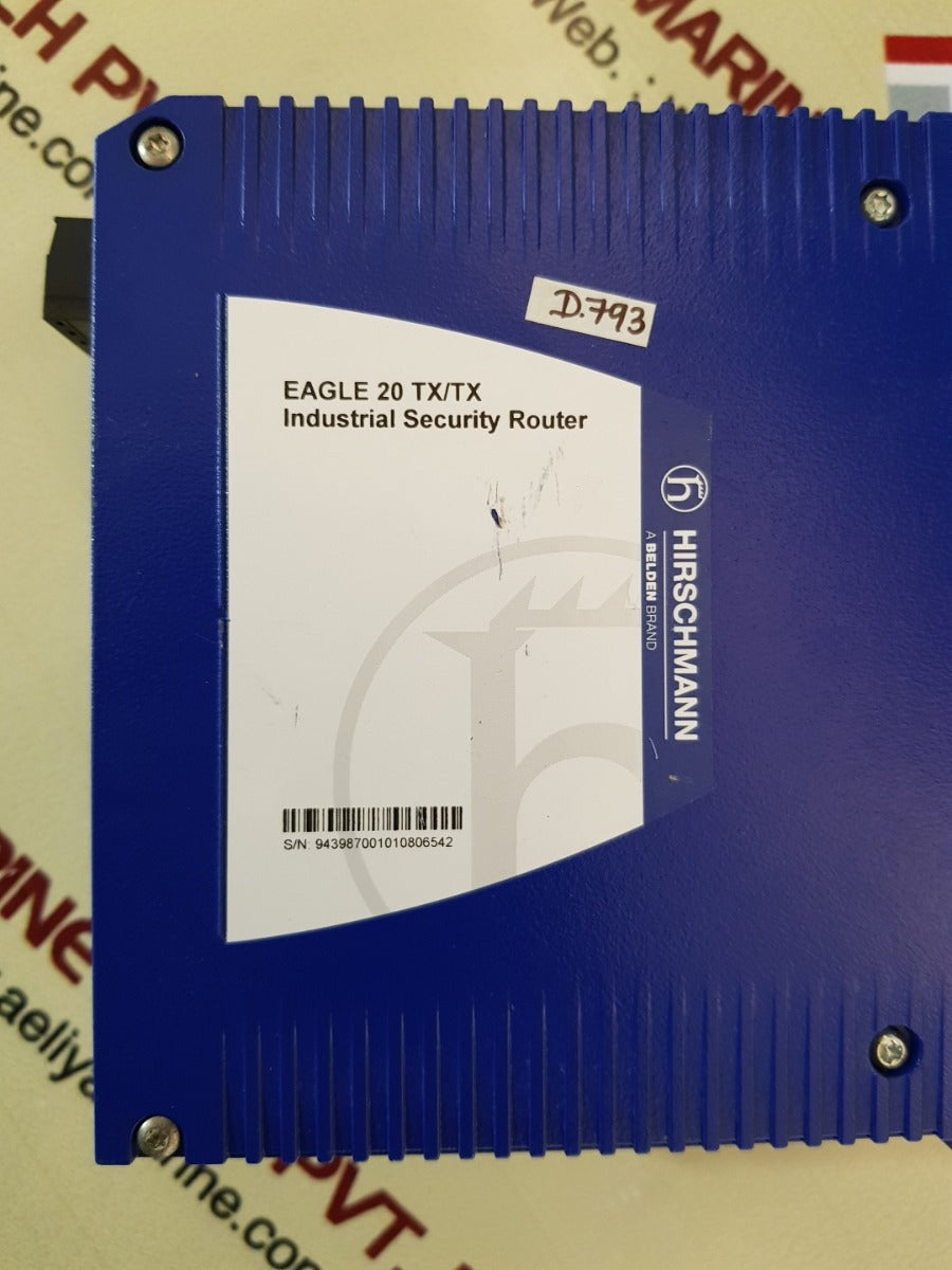 Hirschmann eagle 20 tx/tx industrial security router