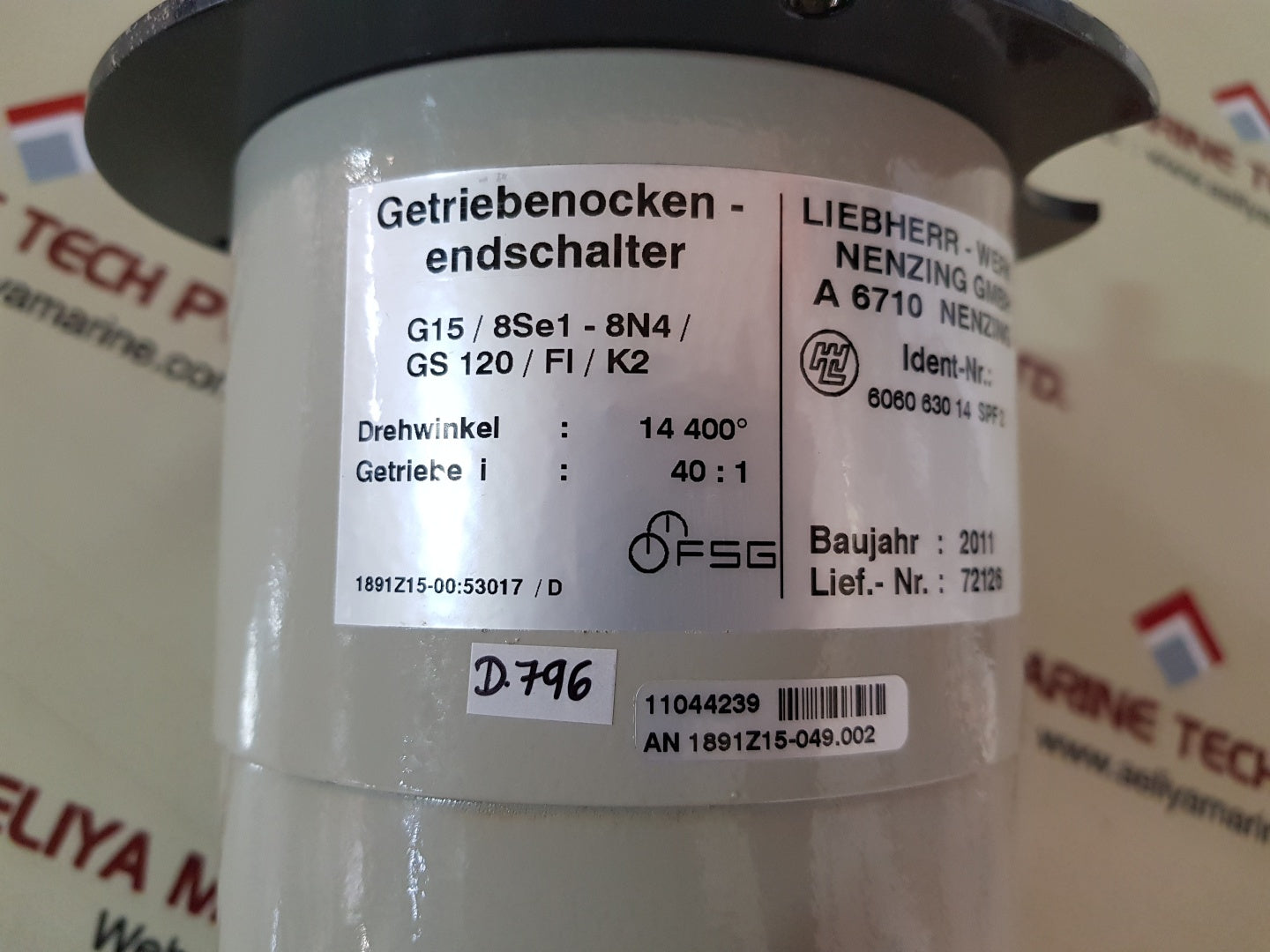 Liebherr g15/8se1-8n4/gs 120/fi/k2 gear cam limit switch