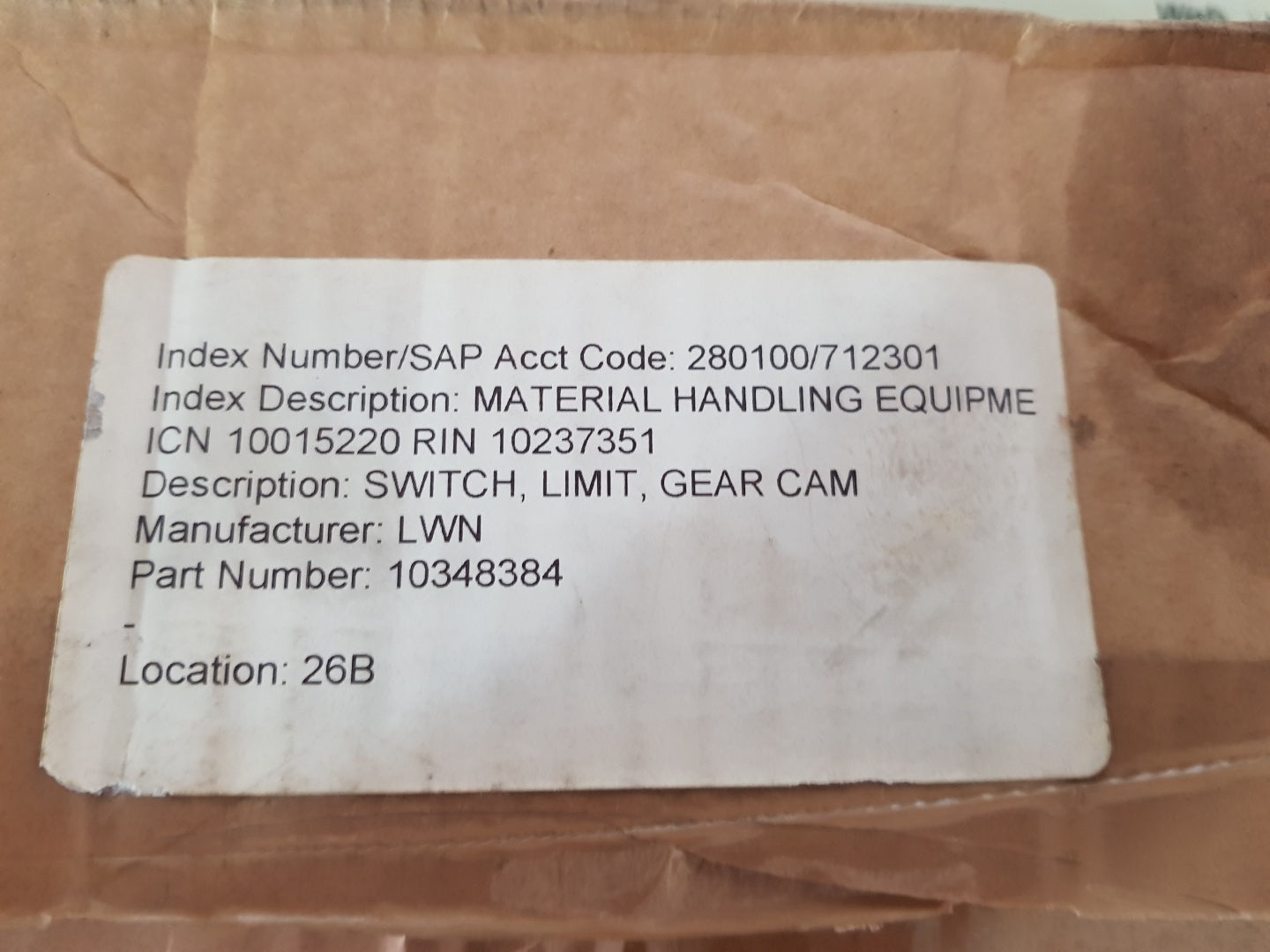 Liebherr g15/x160-2.0/g015/4se1-4n1/xa12-da/gs120/fi/k3 gear cam limit 