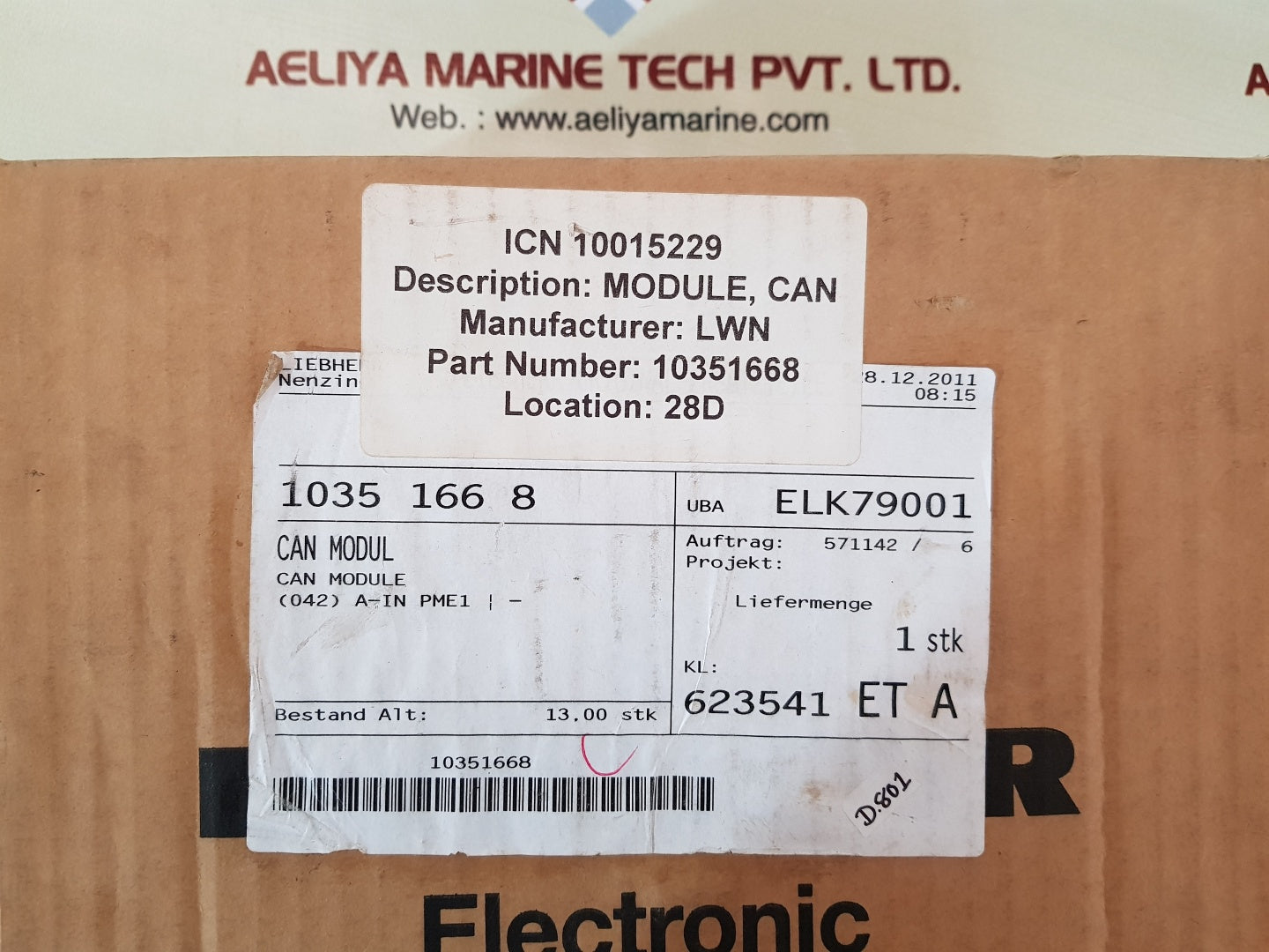 Liebherr 10351668 can modul ae16