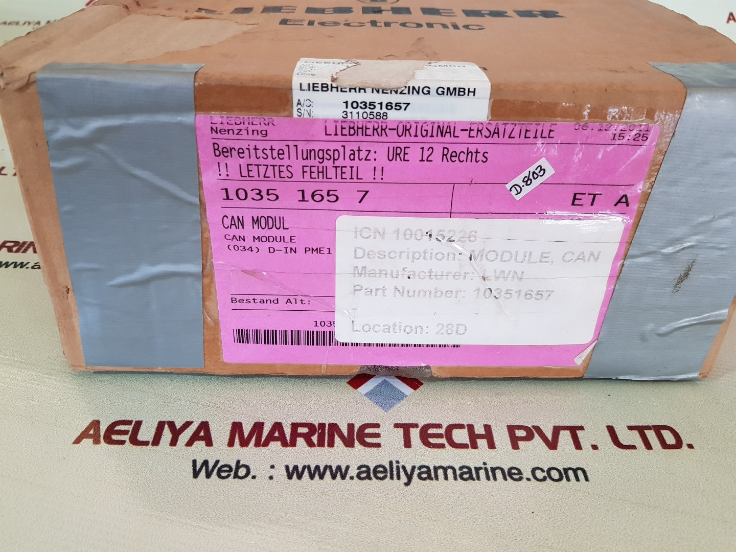 Liebherr 10351657 can module