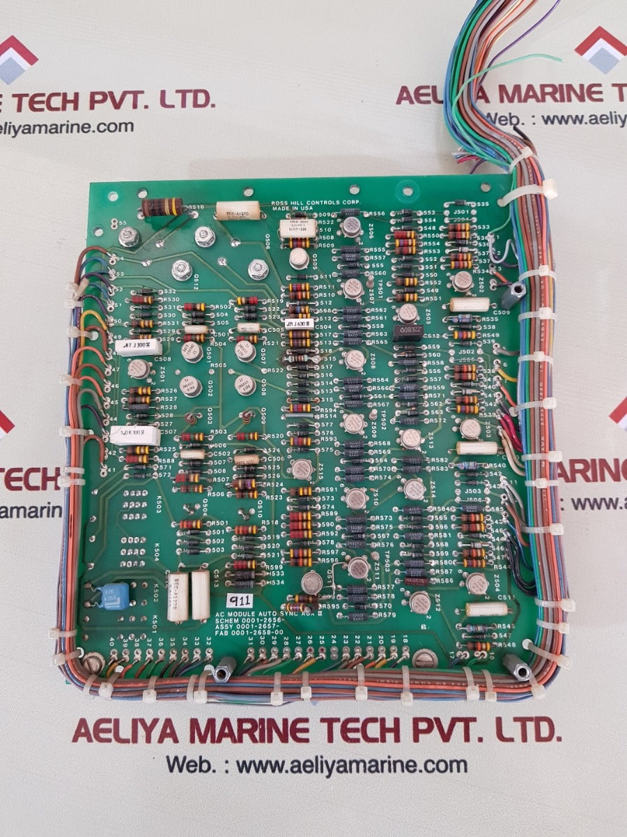 Ross hill controls 0001-2657 ac module auto sync aux II PCB card