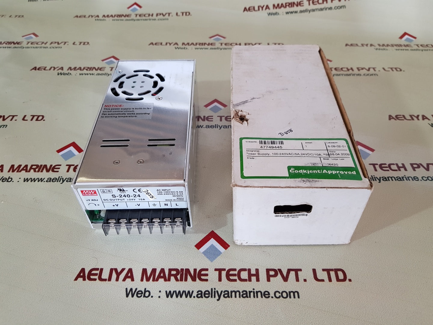 Mean well s-240-24 power supply