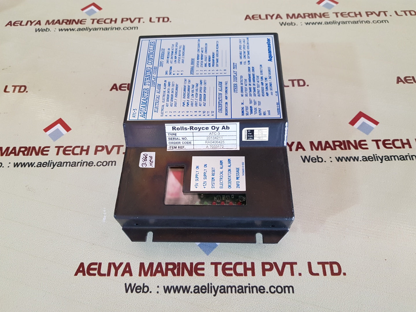 Rolls-royce atc-3 aqua master turning controller