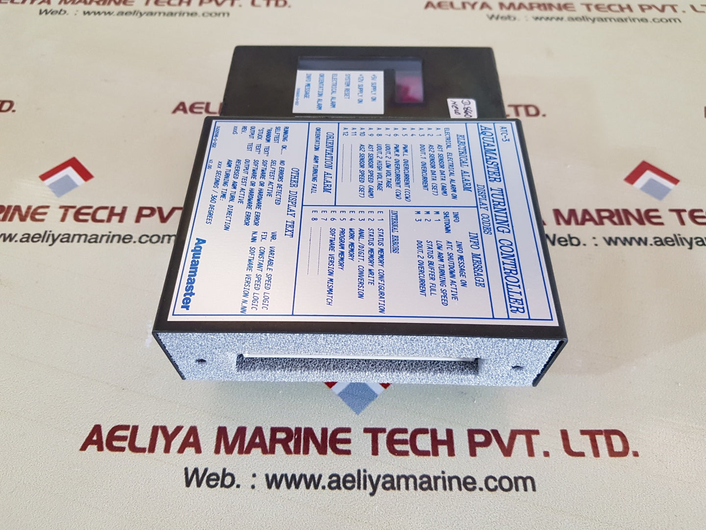 Rolls-royce atc-3 aqua master turning controller
