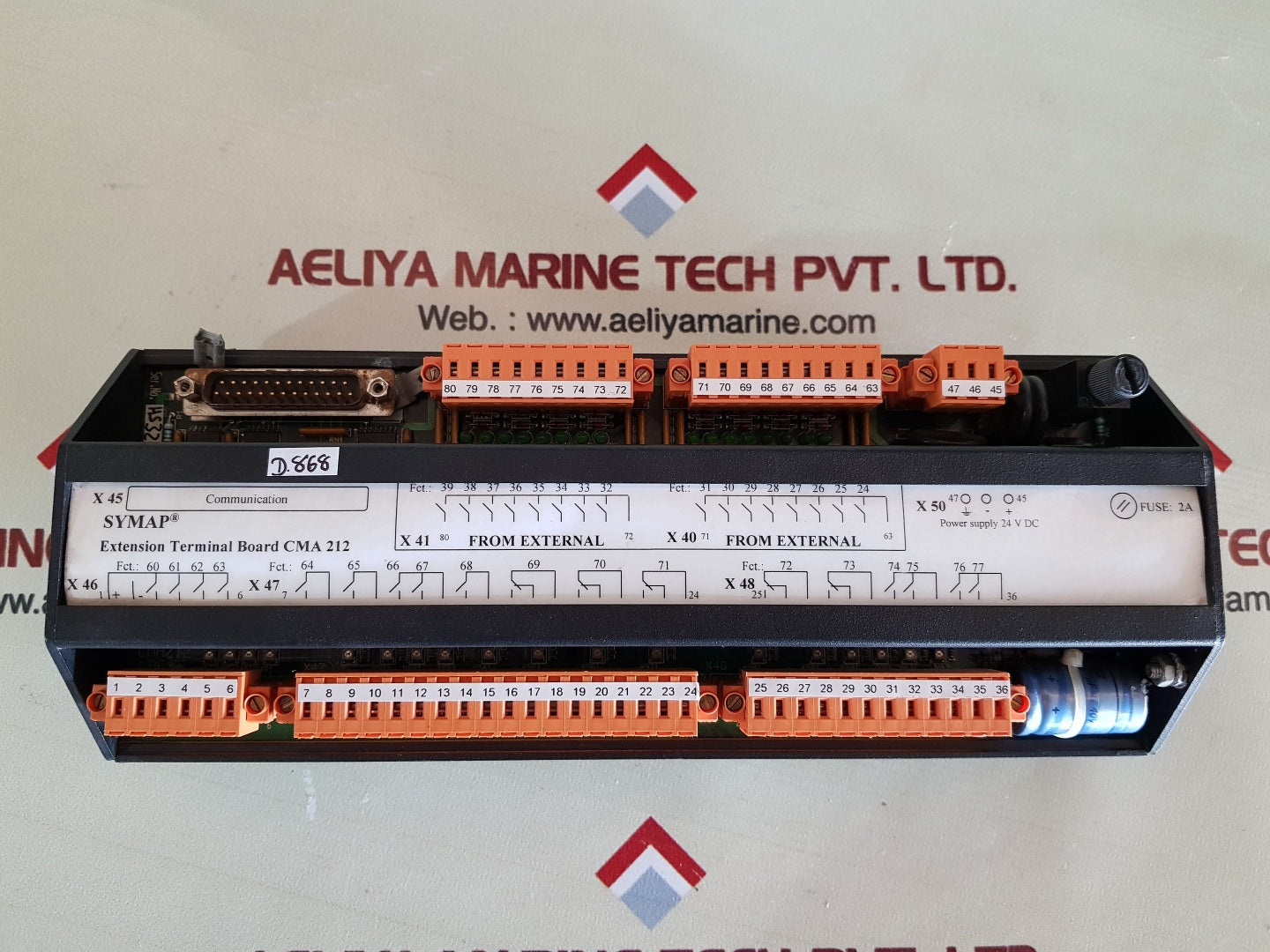 Symap extension terminal board cma212