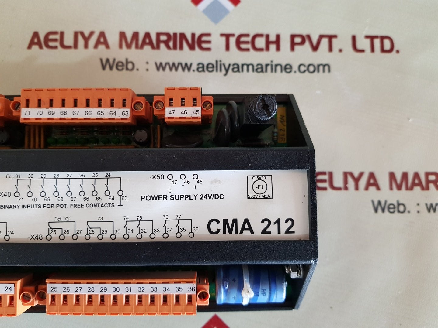 Cma 212 power supply communication to main unit 24v