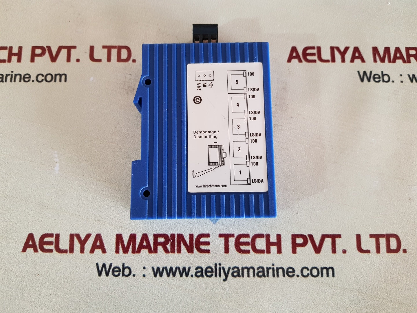 Hirschmann spider 5tx rail switch