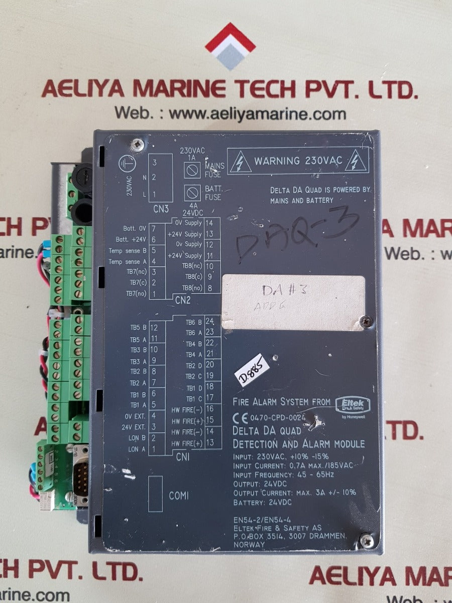 Eltek delta da quad m/ebus detection and alarm module