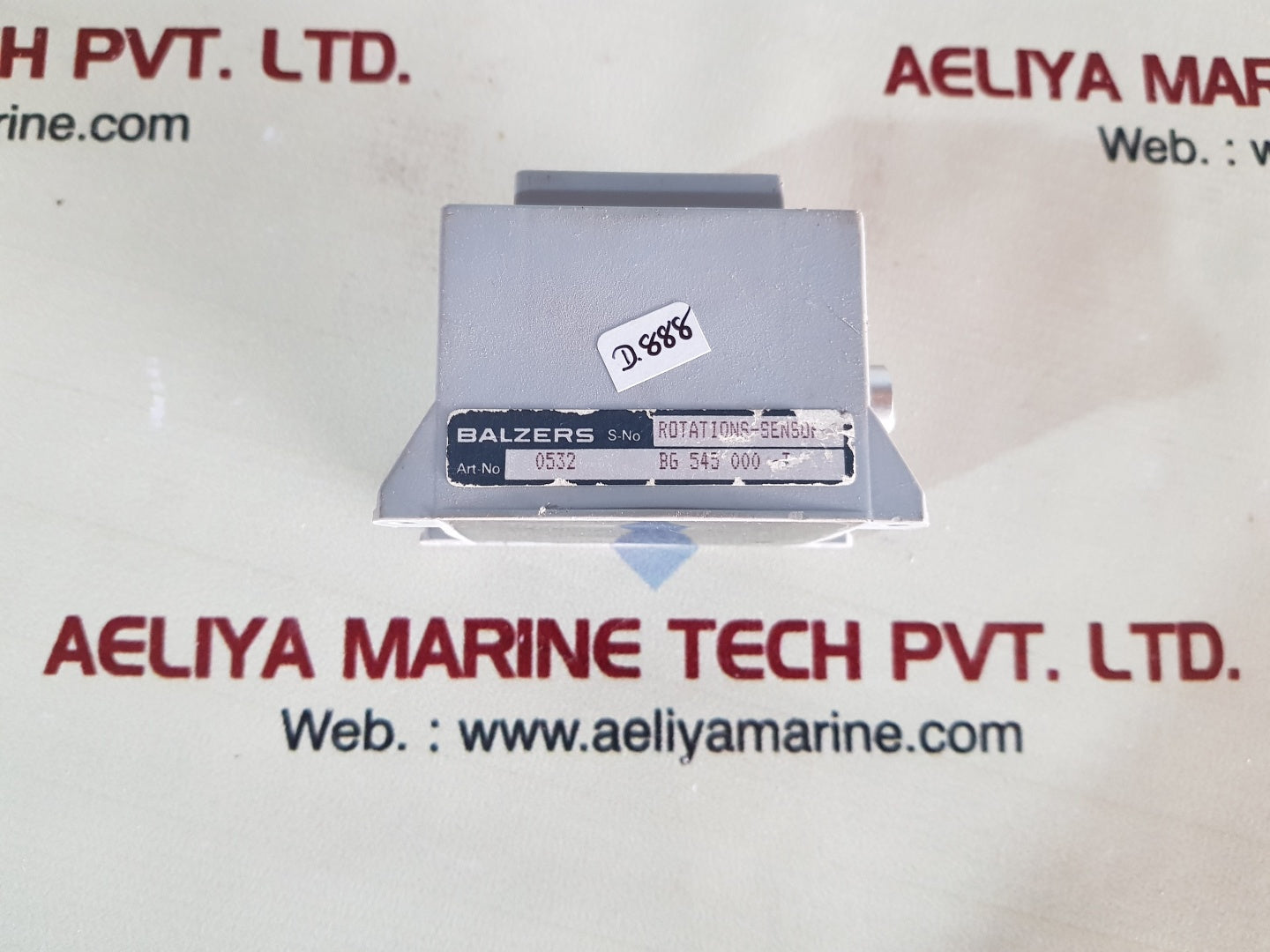 Balzers 0532 bg 545 000-t rotation sensor