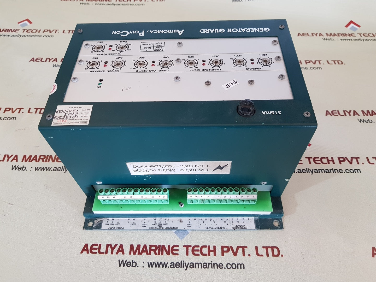 Autronica/polycon ak-35/4 generator guard 315ma