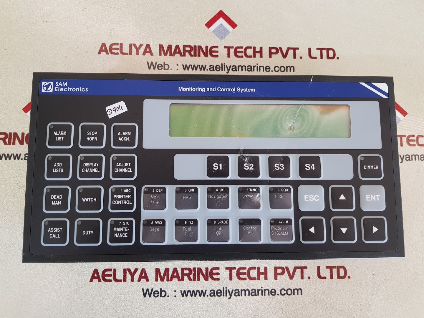 Sam electronics dap 2200-ecr monitoring and control system 815.001.111 01