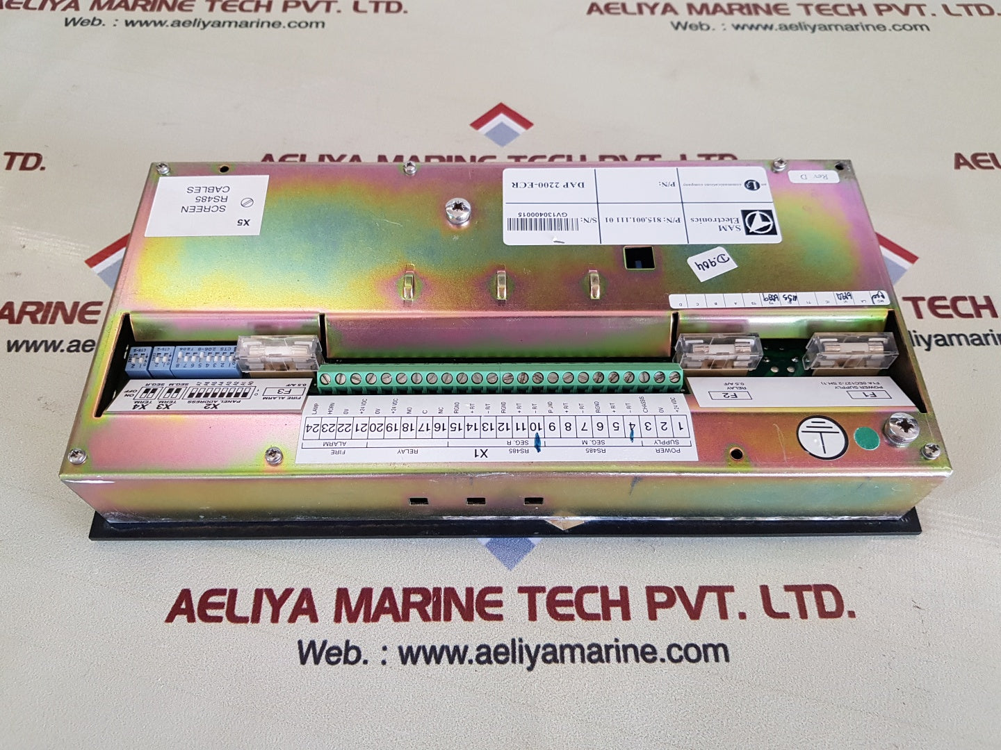 Sam electronics dap 2200-ecr monitoring and control system 815.001.111 01