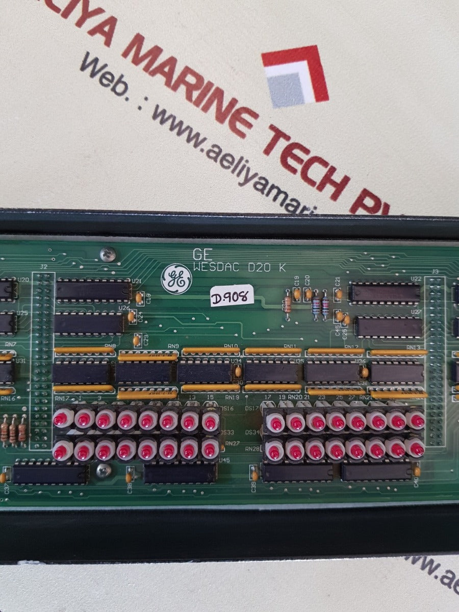 Ge energy wesdac d20 k logic panel module 508-0101-cc