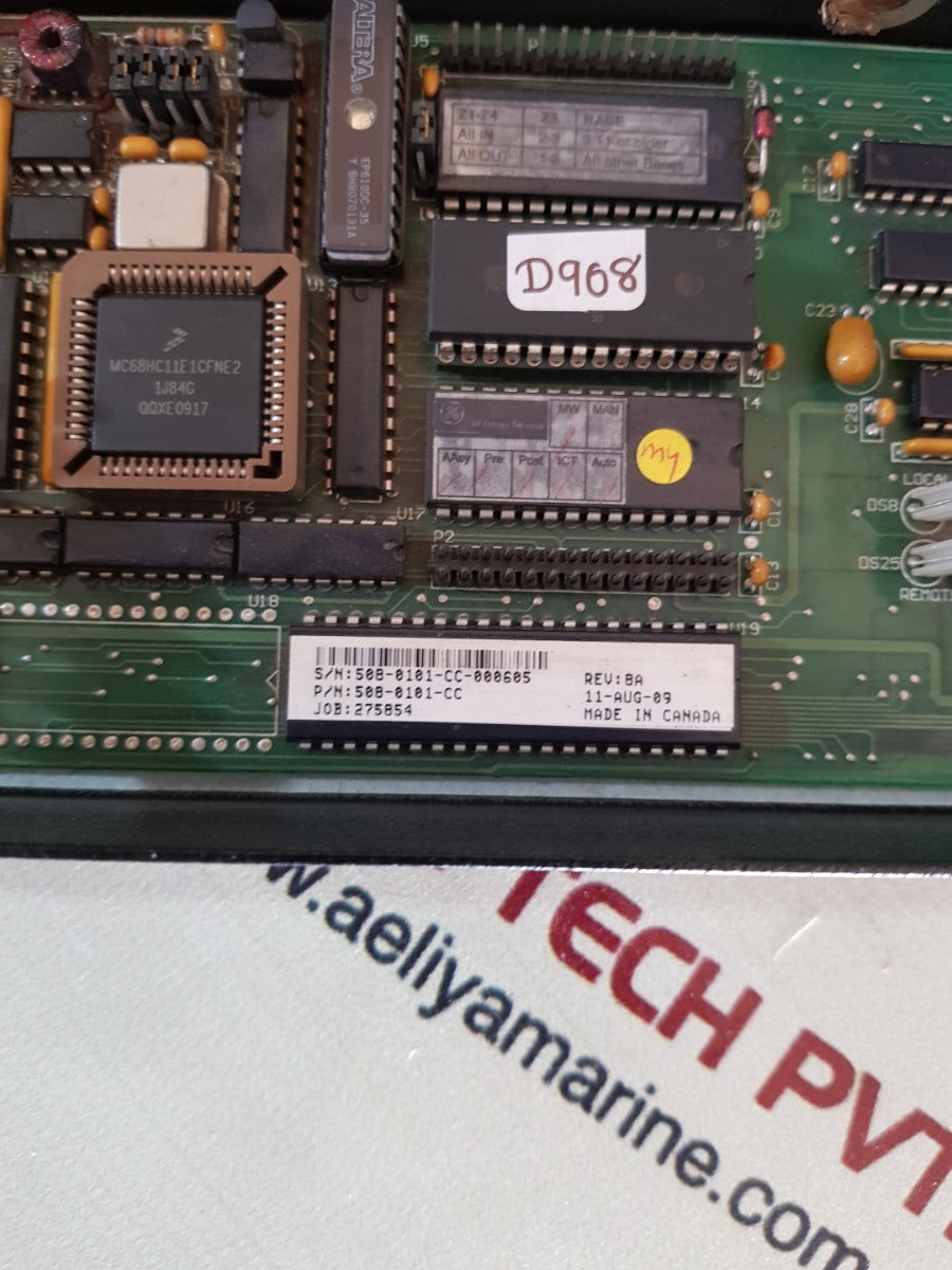 Ge energy wesdac d20 k logic panel module 508-0101-cc