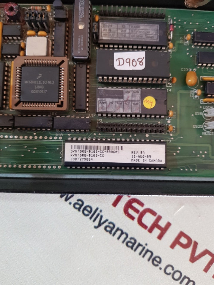 Ge energy wesdac d20 k logic panel module 508-0101-cc