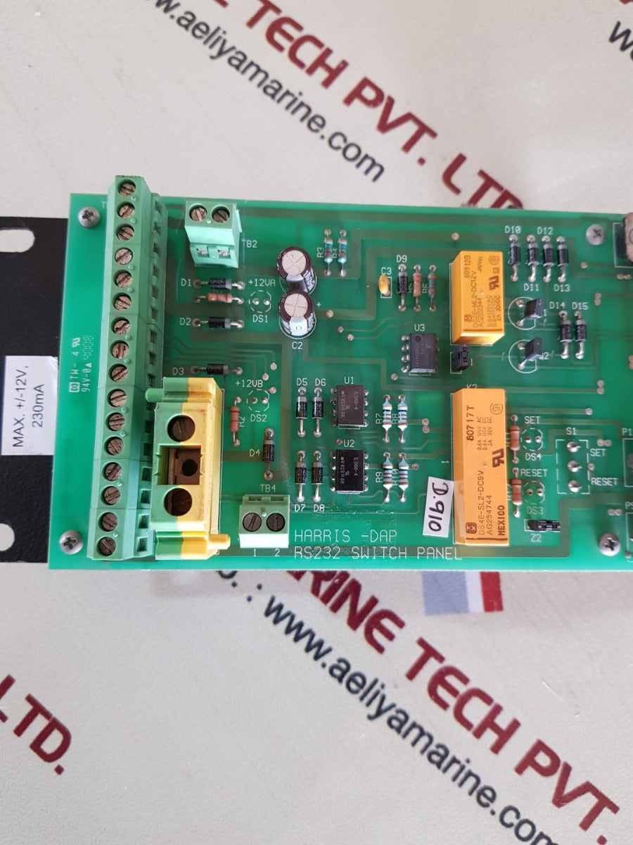 Harris-dap rs232 switch panel