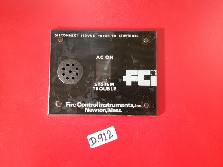 Fci fire alarm control panel