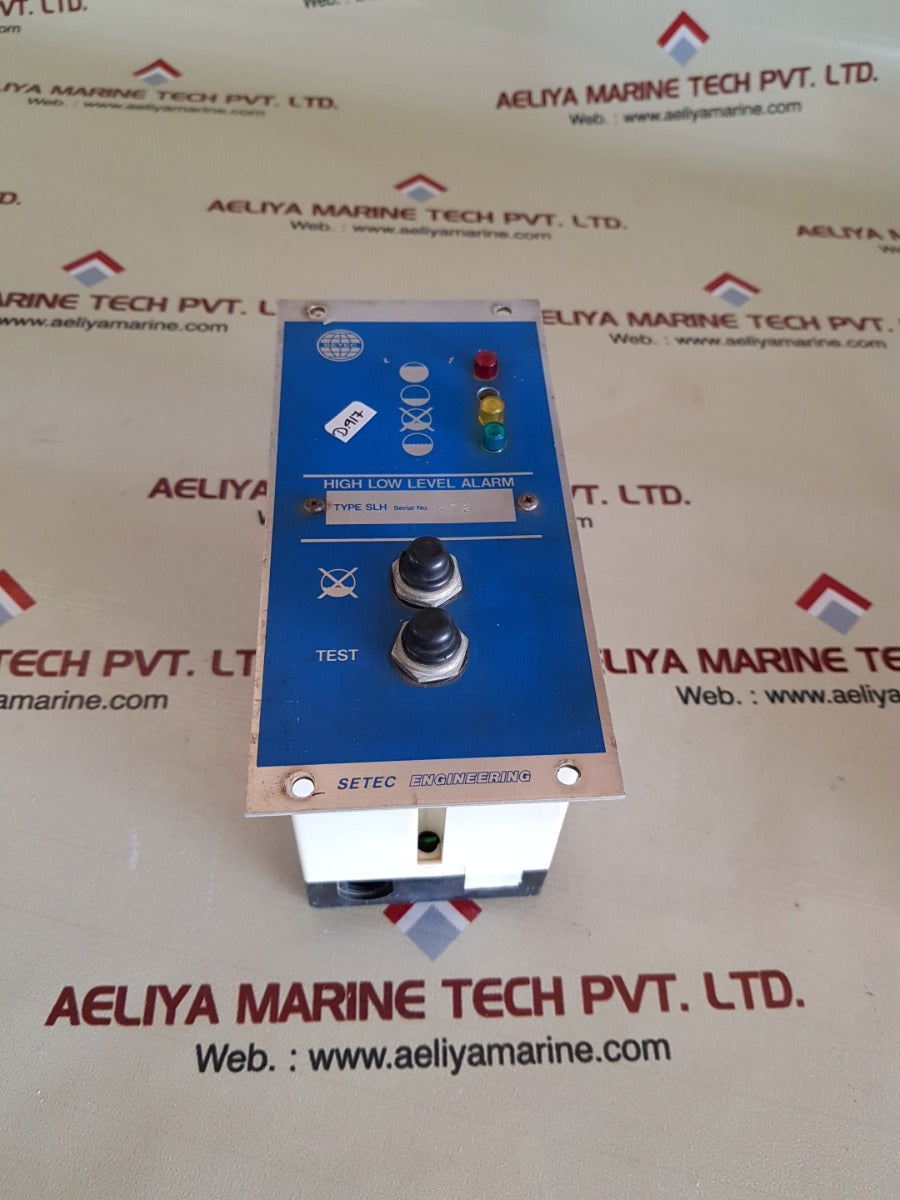 Setec slh high low level alarm