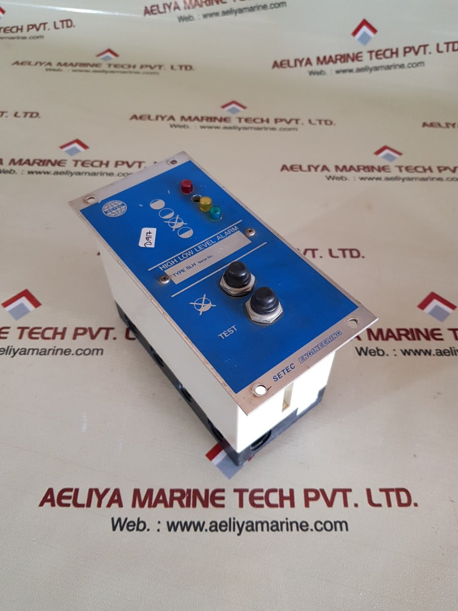 Setec slh high low level alarm