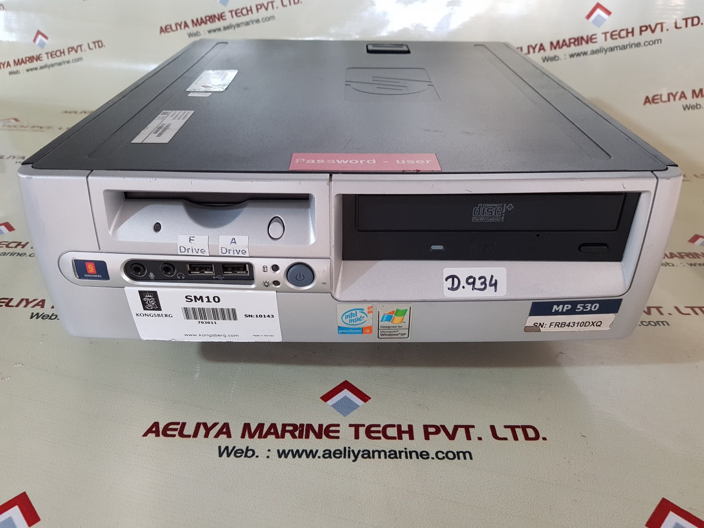 Kongsberg mp 530 operating station cpu