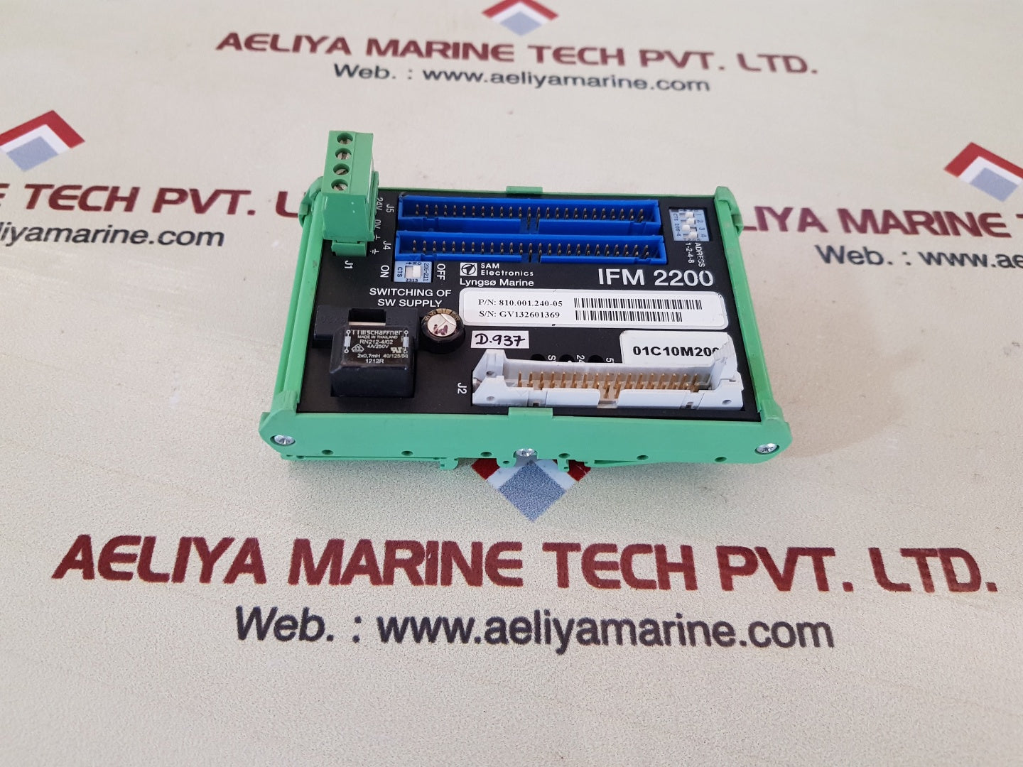 Sam electronics/Lyngso marine ifm 2200 interface module 810.001.240-05