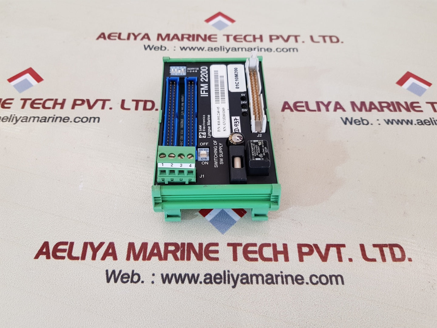 Sam electronics/Lyngso marine ifm 2200 interface module 810.001.240-05