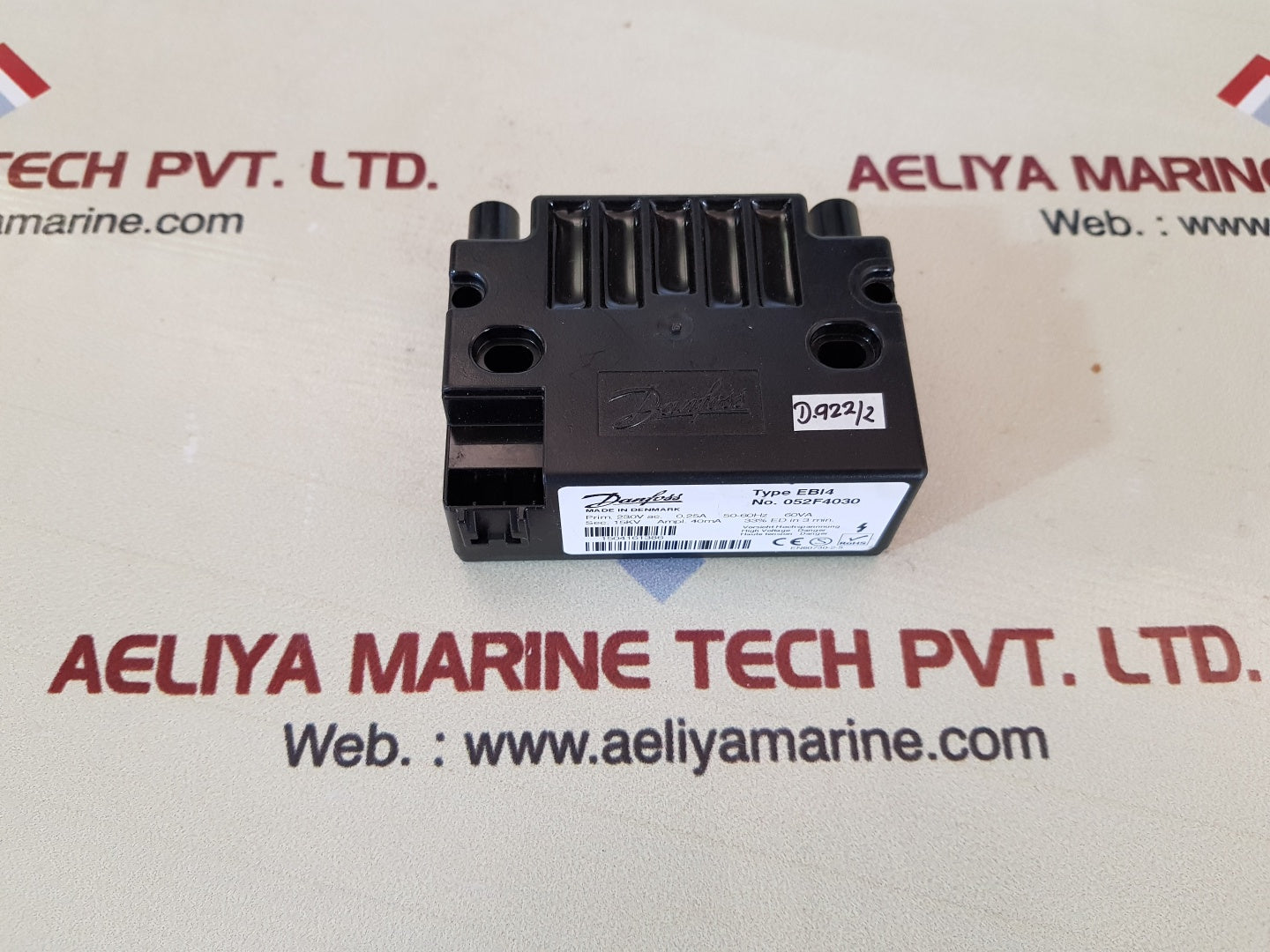 Danfoss ebi4 gas ignition transformer 230v 15kv