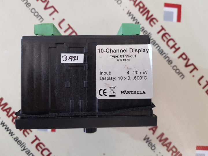 Wartsila 81 99-301 10-channel display