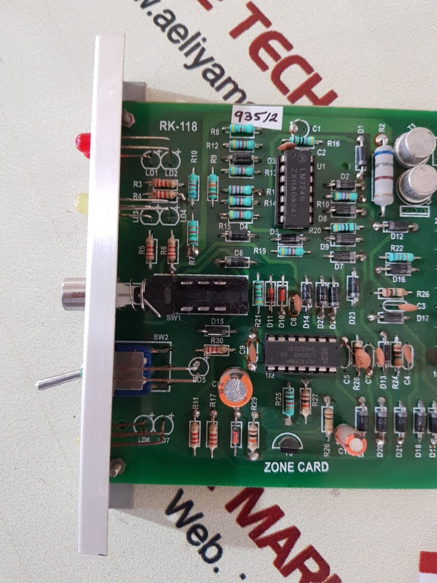 Rk-118 Zone card