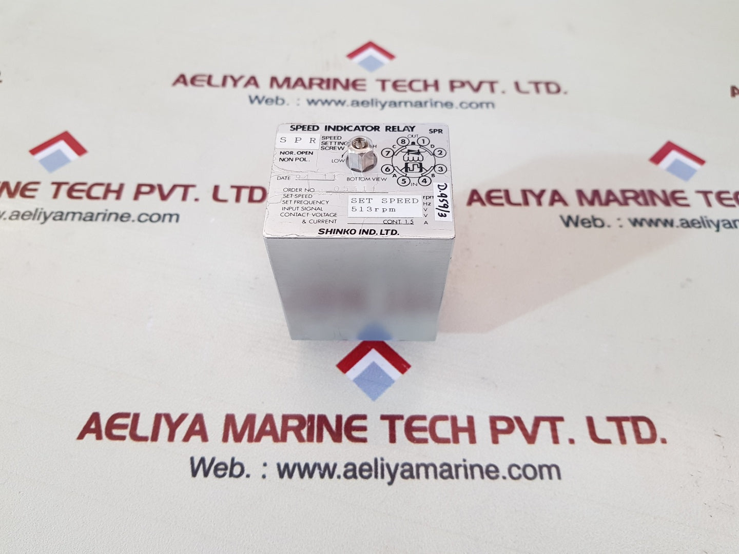 Shinko Speed Indicator Relay 8 Pin Set Spee 513 Rpm