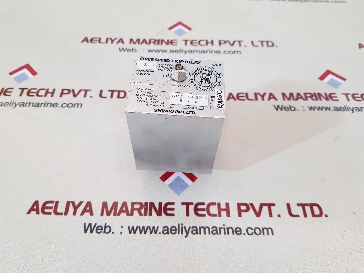 Shinko Over Speed Trip Relay 10-15V 1288Rpm