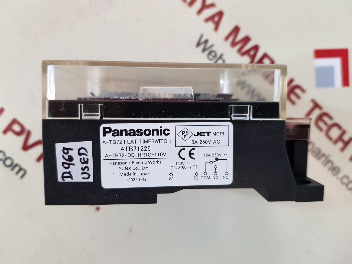 Panasonic a-tb72 flat timeswitch a-tb72-dd-hr1c-110v