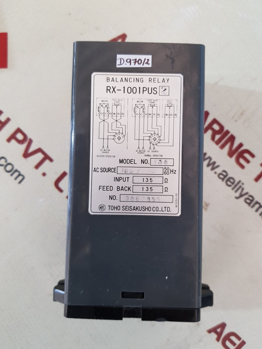 Toho rx-1001pu s2 balancing relay