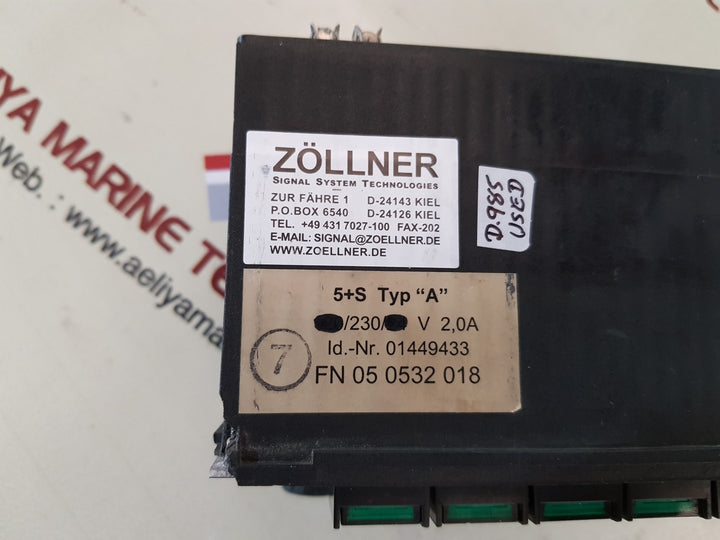 Zollner signal automat 5 s bsh/49/28p/01/92