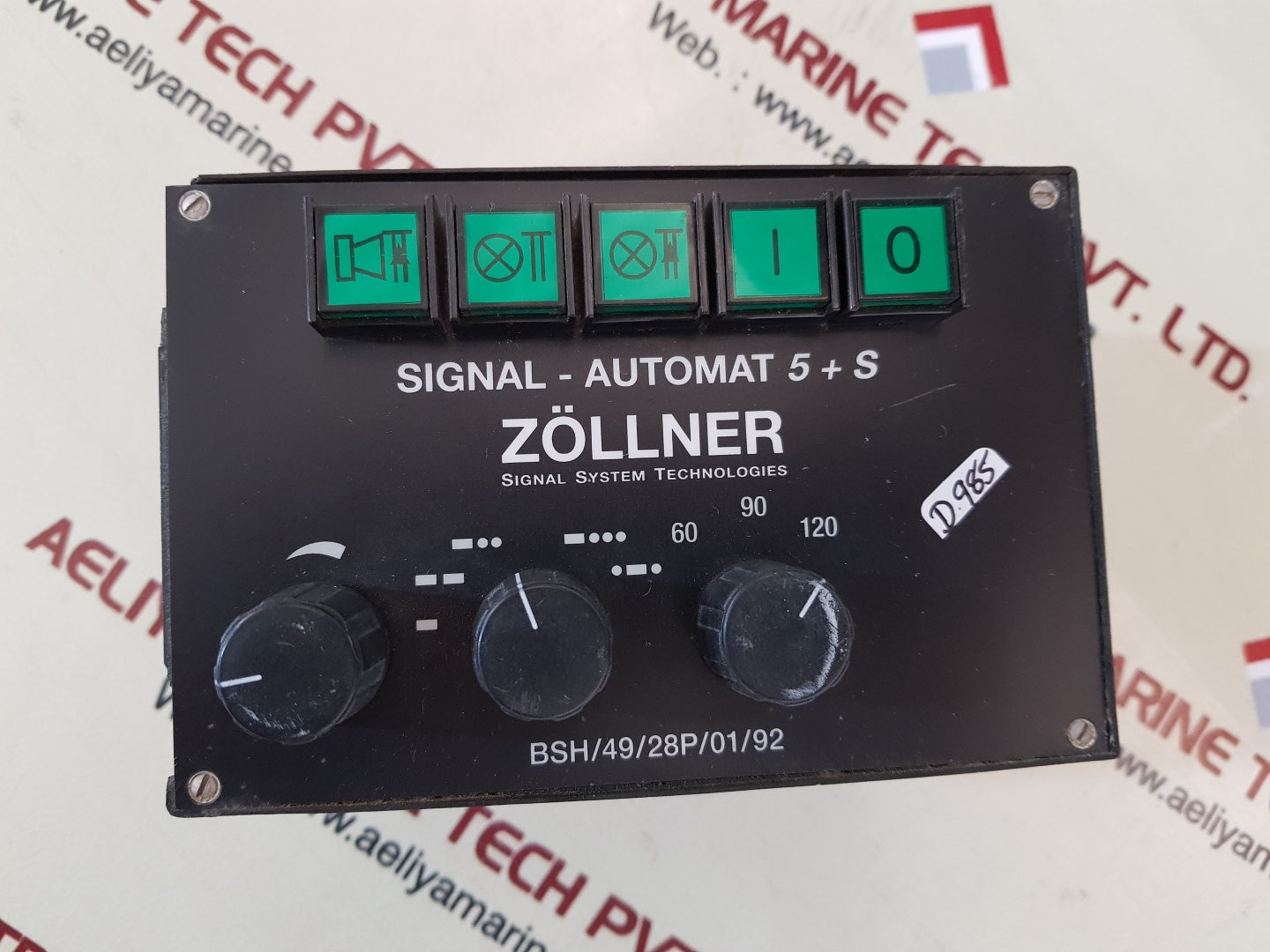 Zollner signal automat 5 s bsh/49/28p/01/92